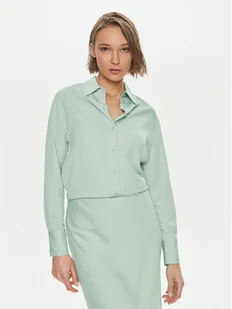 Calvin Klein Koszula K20K206777 Zielony Relaxed Fit - Koszule damskie - miniaturka - grafika 1