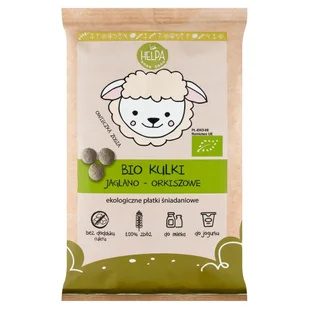 HELPA KULKI JAGLANO - ORKISZOWE BIO 160 g - HELPA BP-5907222061817 - Płatki śniadaniowe i musli - miniaturka - grafika 1