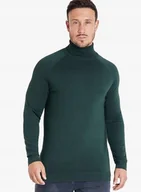 Swetry męskie - City Comfort Sweter Męski Beżowy Klasyczny L Jgb - miniaturka - grafika 1