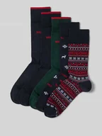 Skarpetki męskie - Skarpety długie z mieszanki bawełny w zestawie 5 szt. - miniaturka - grafika 1