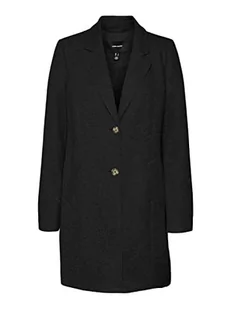 VERO MODA Damski płaszcz Vmverodonacallie Ga Boos, czarny, S - Płaszcze damskie - miniaturka - grafika 1