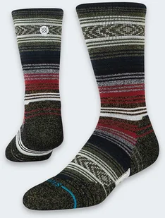 Skarpety Stance Mid Wool Crew 1 para BlackRed - Skarpety termoaktywne - miniaturka - grafika 1