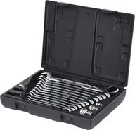 Klucze i nasadki - KS Tools 503.4666 Gear Plus klucz płasko-oczkowych, przełączany, 16-częściowy, 8  19 MM, z grzechotką pierścieniową z adapter 5034666 - miniaturka - grafika 1