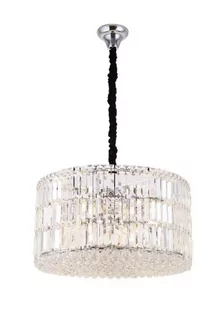 Maxlight Lampa wisząca Puccini P0267 oprawa kryształowa okrągła - Lampy sufitowe - miniaturka - grafika 1
