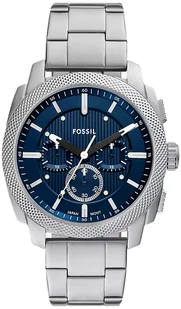Zegarek Zegarek Fossil FS6096 Machine Chronograph Stainless Steel 44mm - Zegarki męskie - miniaturka - grafika 1