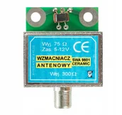 Wzmacniacze antenowe - Wzmacniacz antenowy TV AC-9801 pr.polski MONTIS MT031 RTV-WZM-0000006 MT031 MT031 - miniaturka - grafika 1