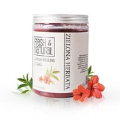 Peelingi do ciała - Fresh&Natural Cukrowy peeling do ciała ZIELONA HERBATA 1000g PCZH1000 - miniaturka - grafika 1
