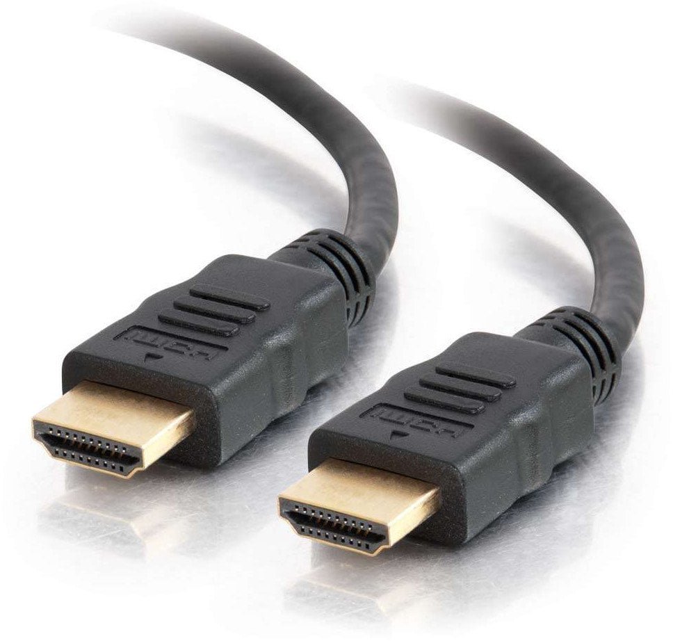 C2G 8ft 4K HDMI Cable with Ethernet - High Speed HDMI Cable -M/M - HDMI-Kabel mit Ethernet - HDMI mannlich zu HDMI mannlich - 2.44 m - abgeschirmt - Schwarz 50610