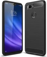 Etui i futerały do telefonów - Etui Xiaomi Etui na telefon komórkowy Etui TPU Etui ochronne Etui na telefon komórkowy Zderzak Carbon Optic Shell, Kolor: Czarny, Wybierz model: Xiaomi Redmi S2 / Y2 - miniaturka - grafika 1
