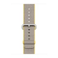 Akcesoria do smartwatchy - Apple Pasek nylonowy w kolorze żółtym/jasnoszarym do koperty 38mm / 40mm / 41mm / 42mm - rozmiar S/M - miniaturka - grafika 1