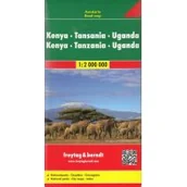 Atlasy i mapy - Kenia Tanzania Uganda mapa 1:2 000 000 - Freytag & Berndt - miniaturka - grafika 1
