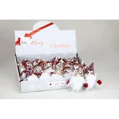 Ozdoby bożonarodzeniowe - Zawieszka tekstylna Mikołaj 12 cm mix - miniaturka - grafika 1