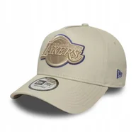 Czapki i chusty sportowe męskie - Czapka z daszkiem New Era Los Angeles Lakers beżowy r.uniwersalny - miniaturka - grafika 1