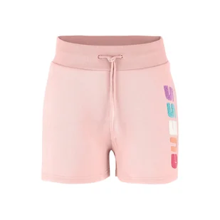 Damskie Spodenki GUESS EDWINA SHORT V3GD11FL04P-G66B – Różowy - Spodenki damskie - miniaturka - grafika 1
