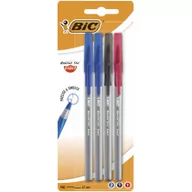 Przybory szkolne - BIC Długopis Round Stick Exact BI 4szt. blister - miniaturka - grafika 1