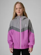 Kurtki i płaszcze dla dziewczynek - 4F Kurtka przejściowa dziewczęca - różowa 164 (13-14 lat) - miniaturka - grafika 1