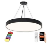 Lampy sufitowe - Top Light - LED RGB Ściemnialny żyrandol na lince LED/60W/230V Wi-Fi Tuya czarny + pilot - miniaturka - grafika 1
