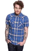 Koszule męskie - Lee Ss Western Summer Blue L640Dknj-M - miniaturka - grafika 1