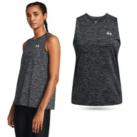 Koszulki sportowe damskie - Koszulka damska tank top UNDER ARMOUR 1383656 bez rękawów - miniaturka - grafika 1