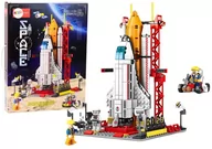 Klocki - Statek Kosmiczny Klocki Konstrukcyjne Kosmos Rakieta Platforma Startowa 500 el. - miniaturka - grafika 1