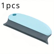 Inne - TEMU Szczotka do Usuwania Sierści Zwierząt, Miękkie Gumowe Włosie, Ergonomiczny Uchwyt z Tworzywa Sztucznego, Idealna do Sypialni i Salonu, - miniaturka - grafika 1