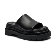 Klapki i japonki damskie - Michael Kors Skórzane klapki KENDRA - miniaturka - grafika 1