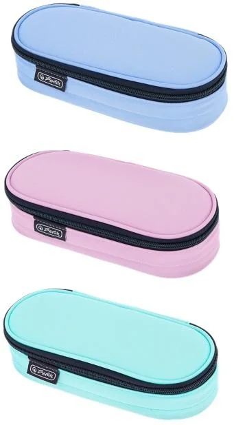 Piórnik z klapką Pastel mix HERLITZ 21,5 cm