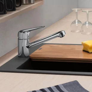 Hansgrohe Focus M42 Bateria kuchenna chrom 71809000 - Baterie kuchenne - miniaturka - grafika 1