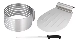 Forma do ciasta biszkoptu tortu nóż łopata 3 el. KH-1269 - Formy do ciast - miniaturka - grafika 2