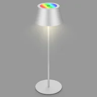 Lampy stojące - Briloner Lampa stołowa LED Kiki z akumulatorem RGBW, matowy chrom - miniaturka - grafika 1