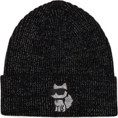 Czapki damskie - Karl Lagerfeld Wełniana czapka - miniaturka - grafika 1