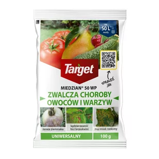 Target Środek ochrony roślin Miedzian 50 WP 100 g - Preparaty na chwasty i szkodniki - miniaturka - grafika 1