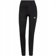 Legginsy - Legginsy damskie adidas High Rise Sport Zebra 7/8 czarne GR9652 XS - miniaturka - grafika 1