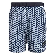 Spodenki damskie - adidas Męskie szorty (1/2) M Mmk D4T Short, Ice Blue/Legend Ink, HR8196, M 5" - miniaturka - grafika 1