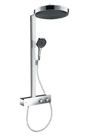 Zestawy prysznicowe - Hansgrohe Rainfinity - Zestaw prysznicowy z termostatem, średnica 36 cm, 3 strumienie, chrom 26853000 - miniaturka - grafika 1