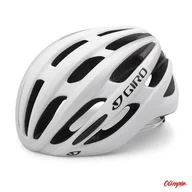 Kaski rowerowe - Kask szosowy Giro Foray Matte White Silver - miniaturka - grafika 1