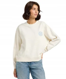 Bluza RELAXED GRAPHIC CREW 112363841 Ecru XS - Bluzy damskie - miniaturka - grafika 1