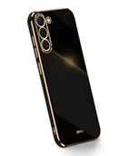Etui i futerały do telefonów - Etui XINLI Gold do Samsung Galaxy S23 FE - Czarny - miniaturka - grafika 1