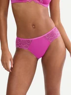 Majtki damskie - Triumph Figi klasyczne Waves Of Glow 10226434 Różowy ciemny - miniaturka - grafika 1