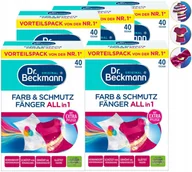 Środki do prania - Dr Beckmann Chusteczki do Prania Wyłapujące Brud Pochłaniające Kolor XL 200 - miniaturka - grafika 1