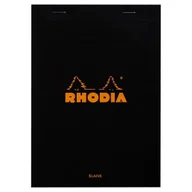 Notesy i bloczki - Blok Rhodia N°16 A5 14,8x21 cm, gładki, czarny - miniaturka - grafika 1