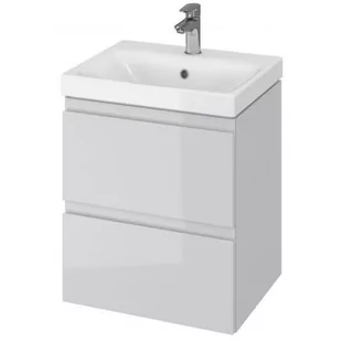 Cersanit Moduo szafka 50 cm podumywalkowa szara S590-011-ECO - Szafki łazienkowe - miniaturka - grafika 1