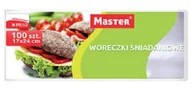 Ściereczki, gąbki, czyściki - Master Woreczki Śniadaniowe 17Cm X 24Cm 100 Sztuk - miniaturka - grafika 1