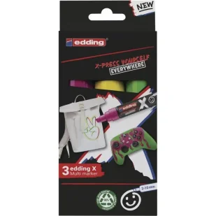 Multi marker cukierkowe 3szt - Edding - Markery do tablic - miniaturka - grafika 1