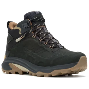 Męskie buty turystyczne Merrell Moab Speed 2 Ltr Mid Wp Rozmiar butów (UE): 43 / Kolor: czarny/brązowy - Buty trekkingowe męskie - miniaturka - grafika 1