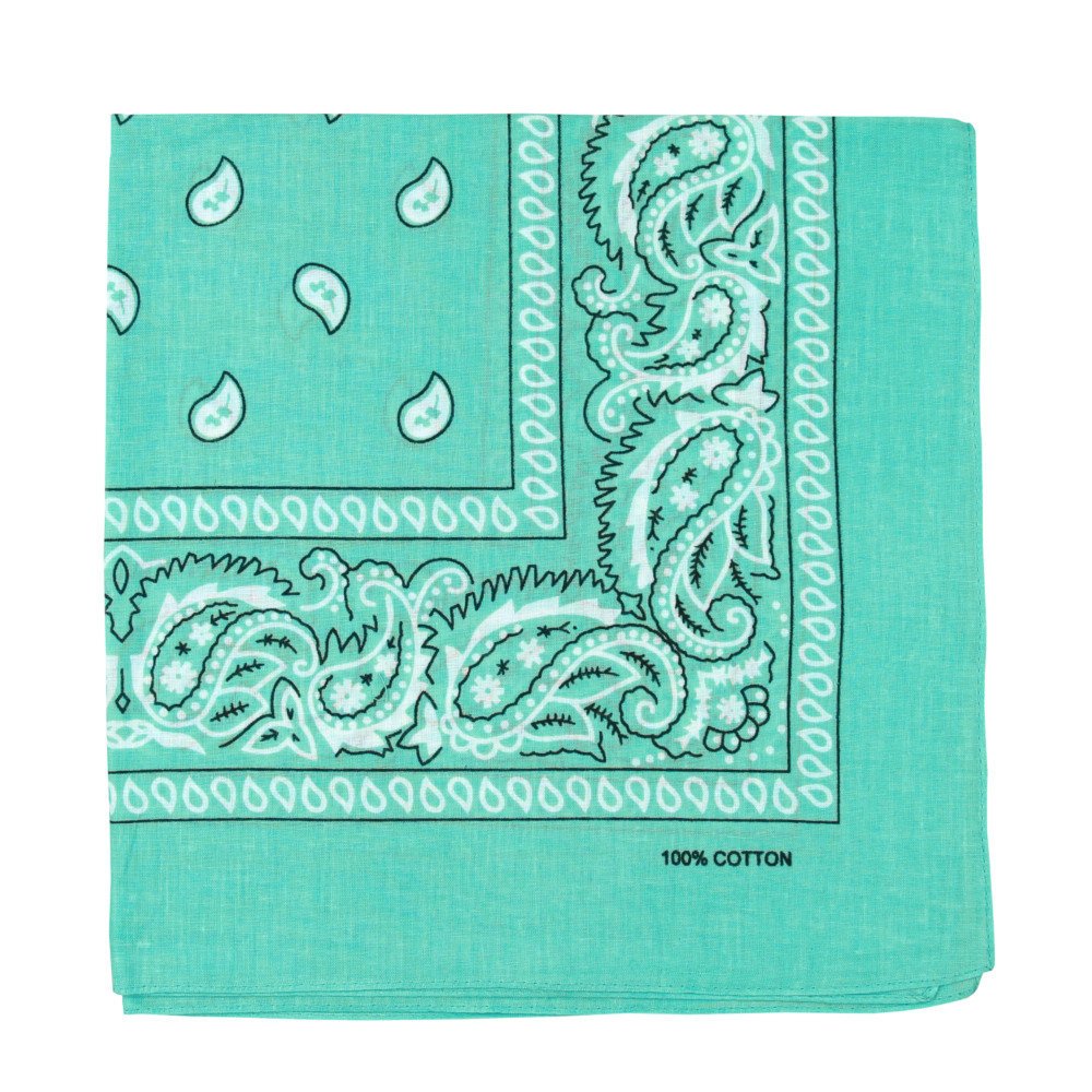 Bandana Chusta Damska Męska Bawełniana Bandamka Apaszka Bawełna Paisley - Band-Tur-20