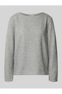 Bluzy damskie - Bluza o kroju regular fit z dodatkiem wiskozy - Tom Tailor - miniaturka - grafika 1