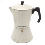 Zaparzacze i kawiarki - KonigHOFFER KAWIARKA DO ESPRESSO 700 ML VANILLA MARBLE TWORZYWO SZTUCZNE 5907558790160 - miniaturka - grafika 1