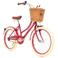 Rowery - Rower dziecięcy GERMINA Vintage 20 cali dla dziewczynki Różowy - miniaturka - grafika 1