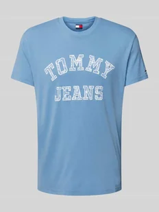 T-shirt o kroju regular fit z czystej bawełny z nadrukiem ze wzorem - Koszulki męskie - miniaturka - grafika 1
